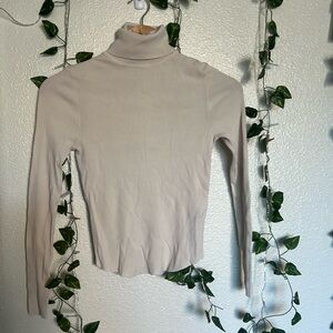 Zara Turtleneck Fitted Top